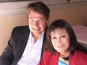 Christopher Barker with Marie Versini