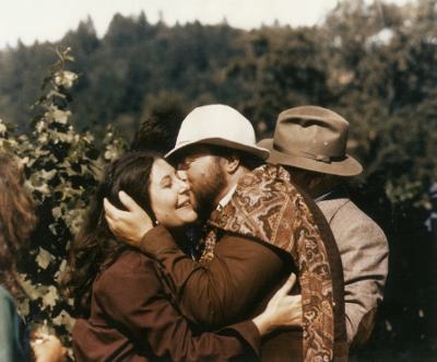 Karen mit Luciano Pavarotti, 1981